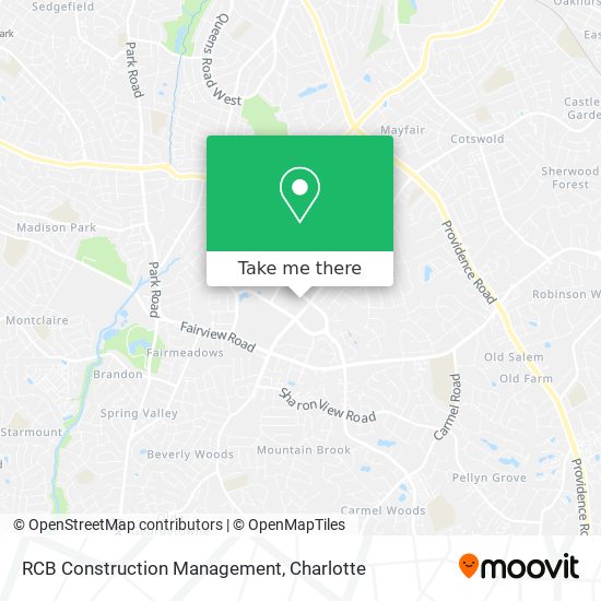 Mapa de RCB Construction Management
