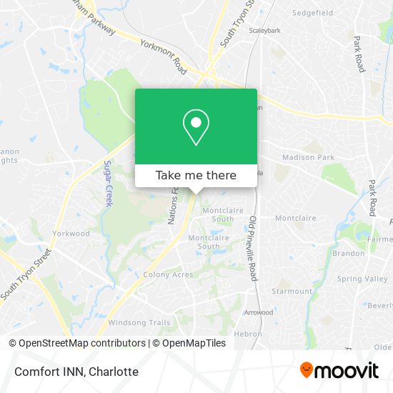 Mapa de Comfort INN