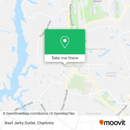 Mapa de Beef Jerky Outlet
