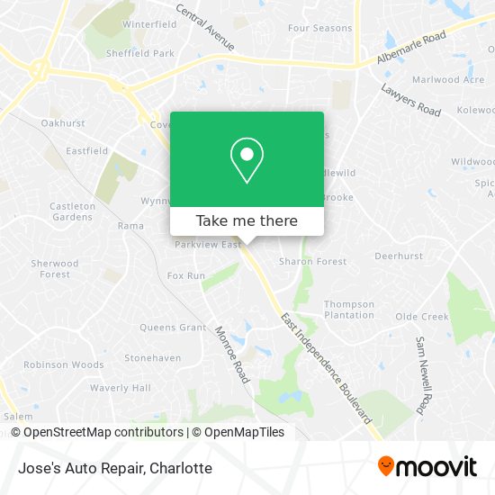 Mapa de Jose's Auto Repair