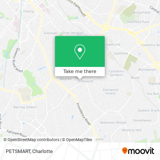 PETSMART map