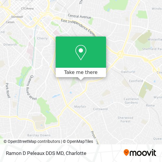 Ramon D Peleaux DDS MD map