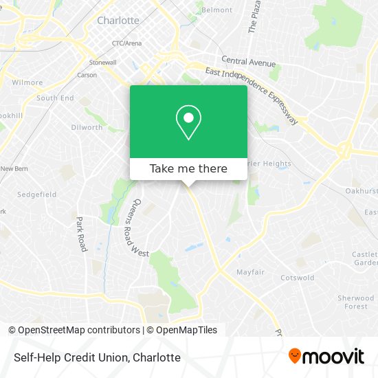Self-Help Credit Union map