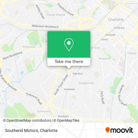 Mapa de Southend Motors