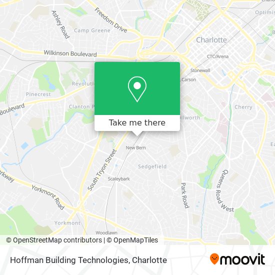 Hoffman Building Technologies map