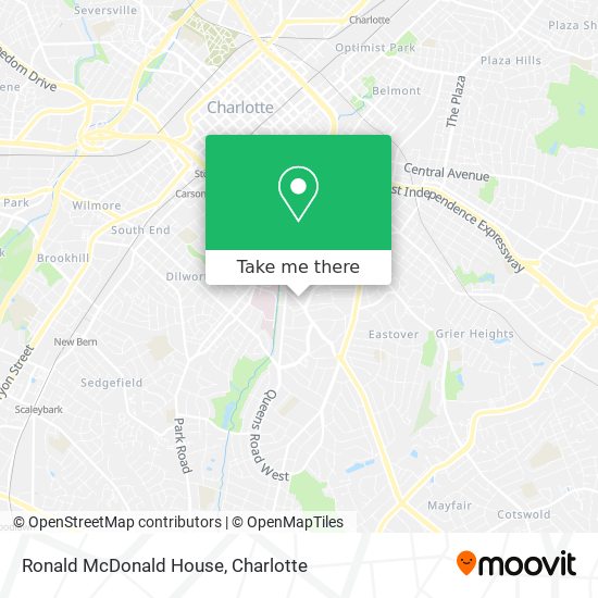Ronald McDonald House map