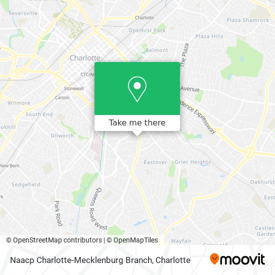 Mapa de Naacp Charlotte-Mecklenburg Branch