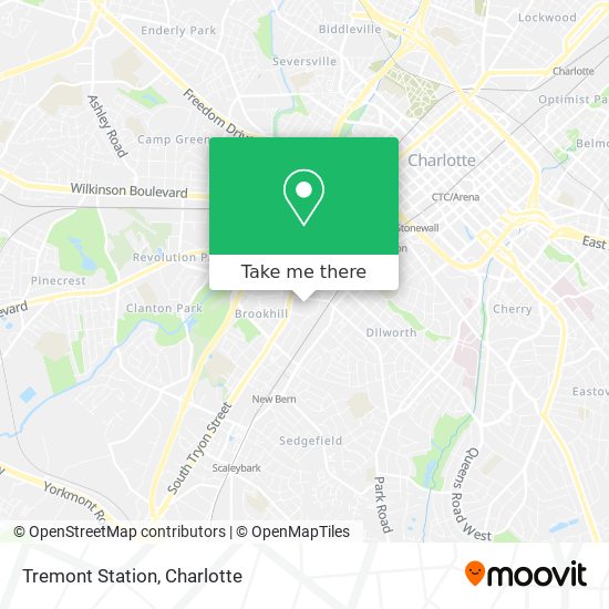 Mapa de Tremont Station