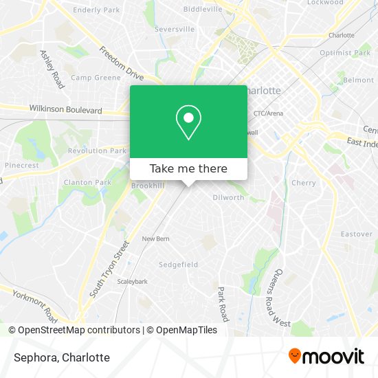 Mapa de Sephora