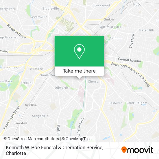 Mapa de Kenneth W. Poe Funeral & Cremation Service