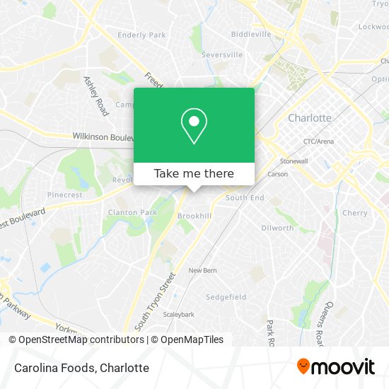 Carolina Foods map