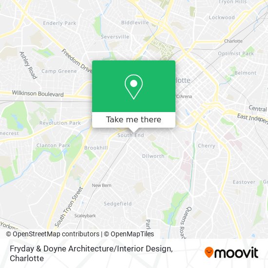 Mapa de Fryday & Doyne Architecture / Interior Design