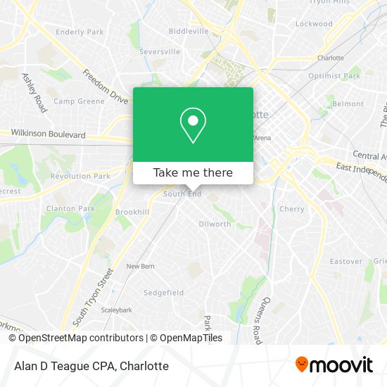 Mapa de Alan D Teague CPA