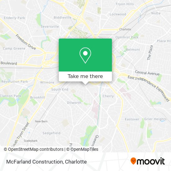 Mapa de McFarland Construction