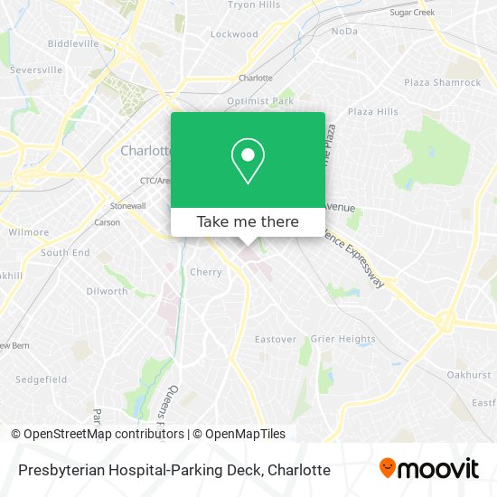Presbyterian Hospital-Parking Deck map
