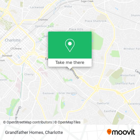 Mapa de Grandfather Homes