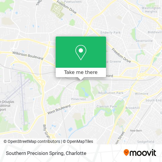 Southern Precision Spring map