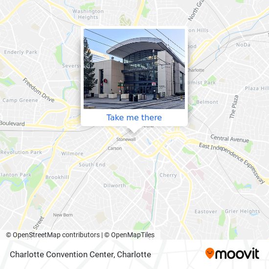 Charlotte Convention Center map