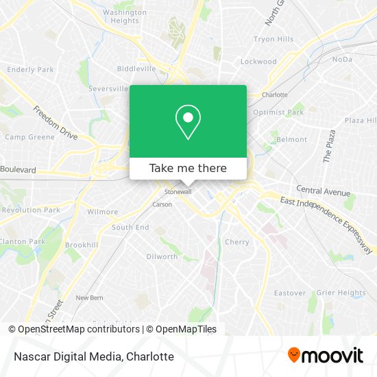 Nascar Digital Media map