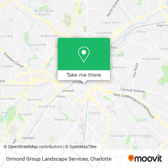 Ormond Group Landscape Services map
