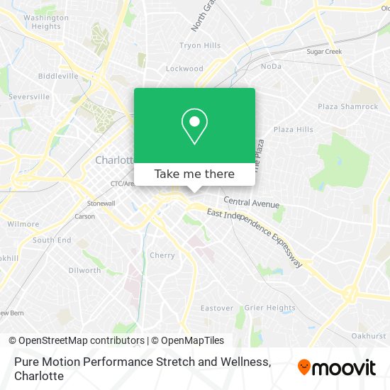 Mapa de Pure Motion Performance Stretch and Wellness