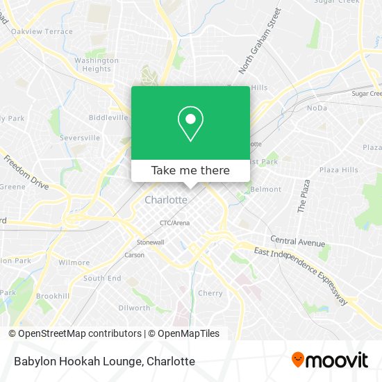 Babylon Hookah Lounge map