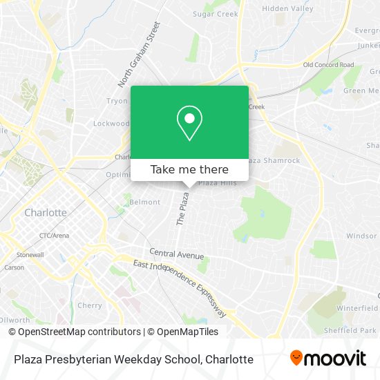Mapa de Plaza Presbyterian Weekday School