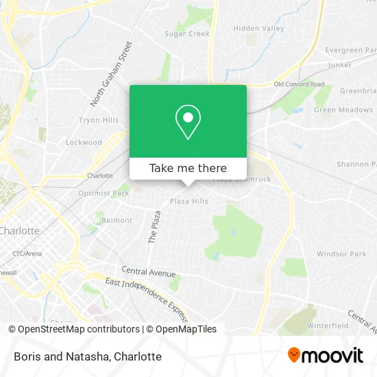 Mapa de Boris and Natasha