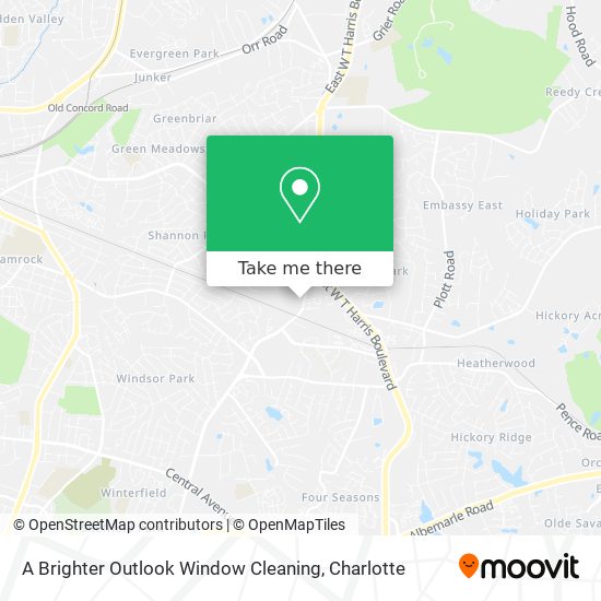 A Brighter Outlook Window Cleaning map