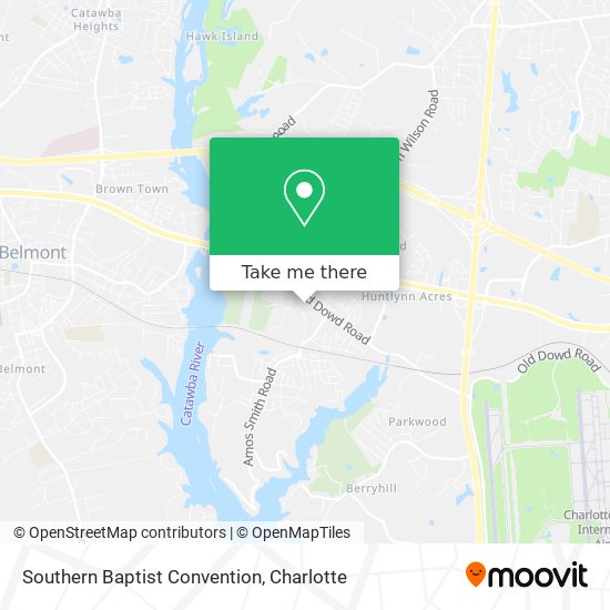 Southern Baptist Convention map