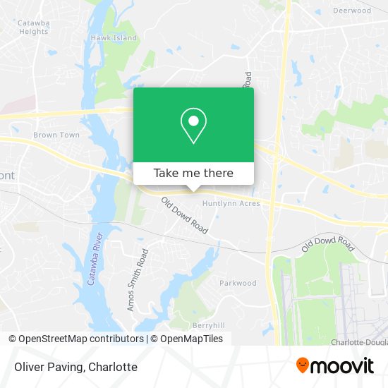 Oliver Paving map