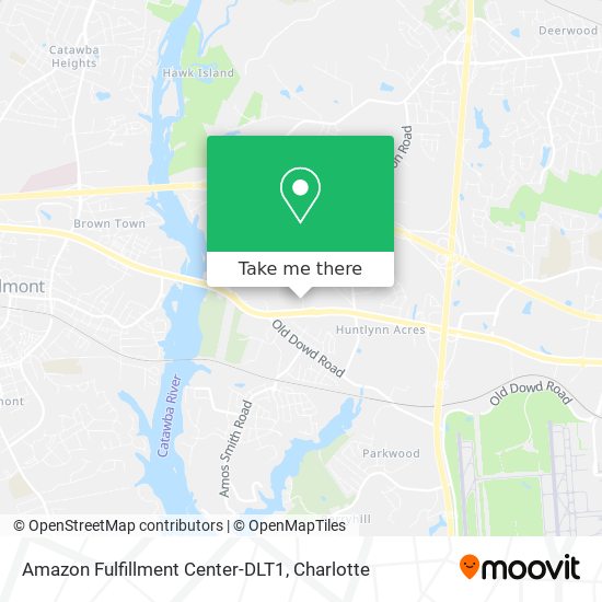 Amazon Fulfillment Center-DLT1 map