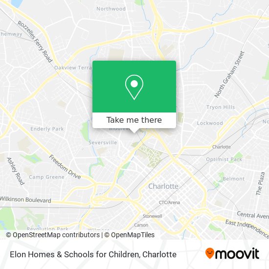 Elon Homes & Schools for Children map