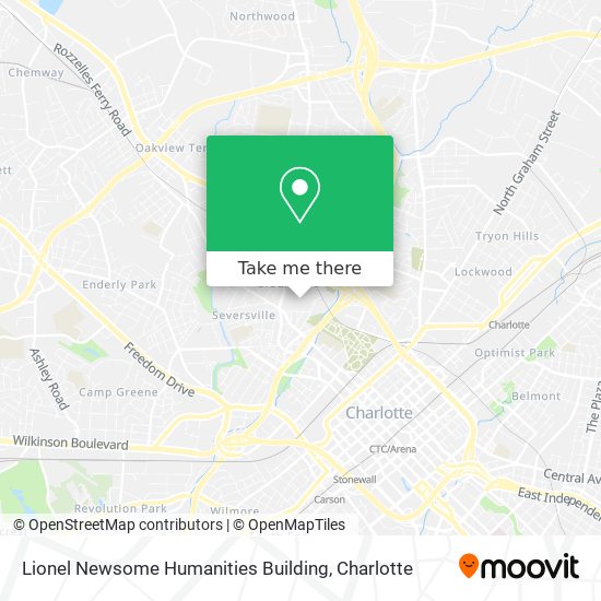 Mapa de Lionel Newsome Humanities Building