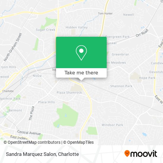 Sandra Marquez Salon map