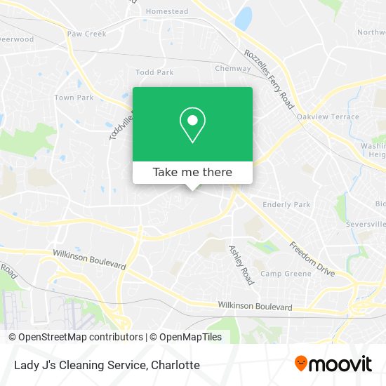 Lady J's Cleaning Service map