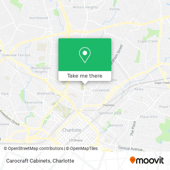Carocraft Cabinets map