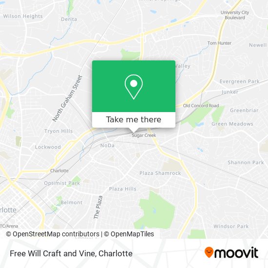 Mapa de Free Will Craft and Vine