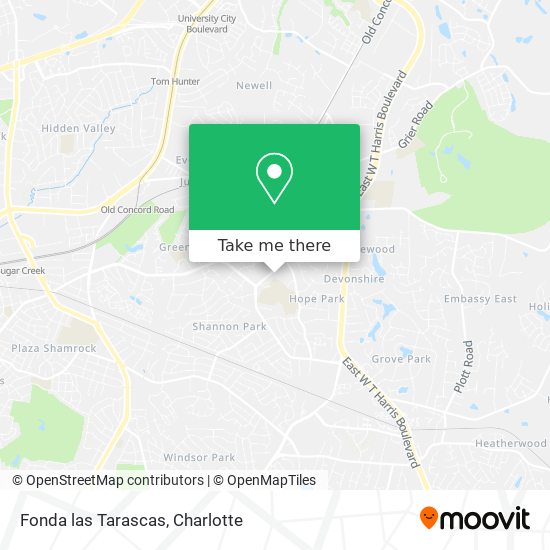 Mapa de Fonda las Tarascas