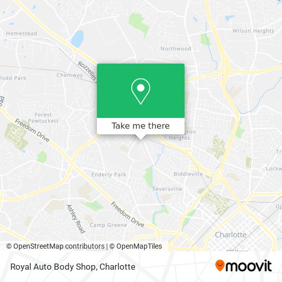 Royal Auto Body Shop map