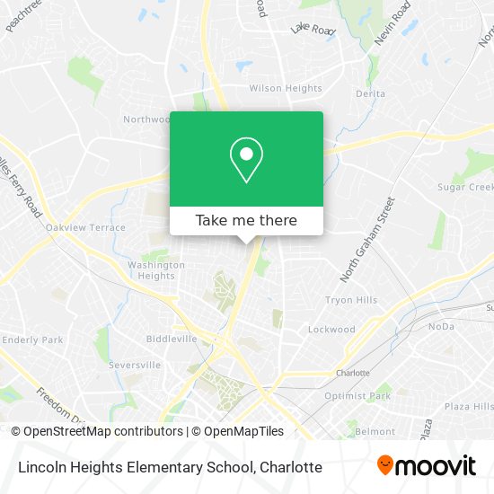 Lincoln Heights Elementary School map