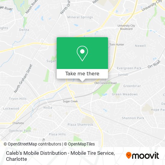 Mapa de Caleb's Mobile Distribution - Mobile Tire Service