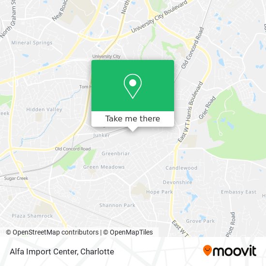 Alfa Import Center map