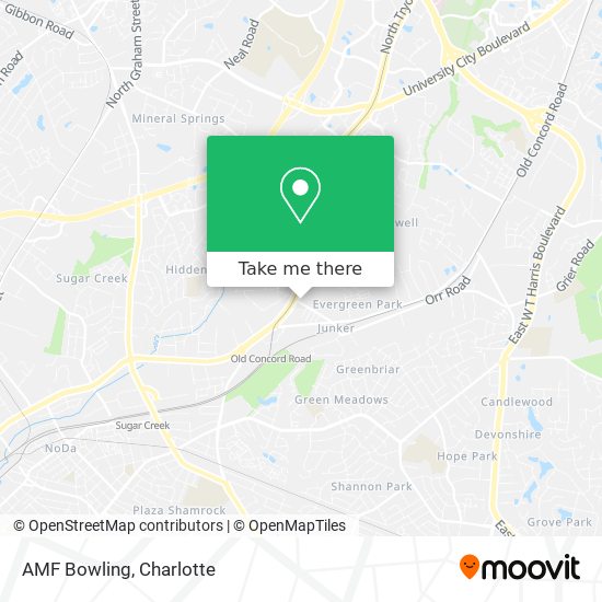 Mapa de AMF Bowling