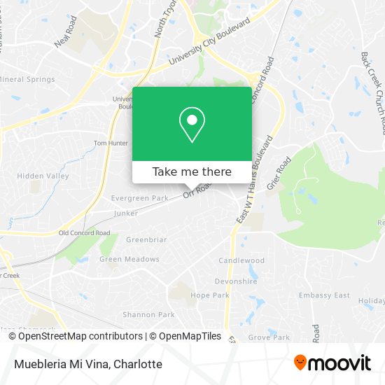 Muebleria Mi Vina map