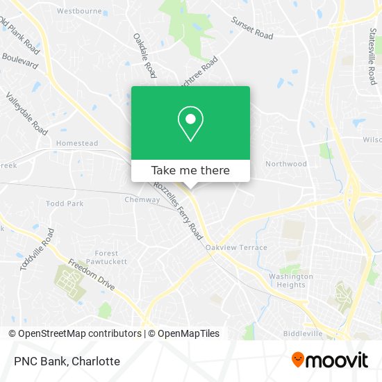 PNC Bank map