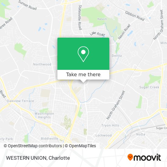Mapa de WESTERN UNION
