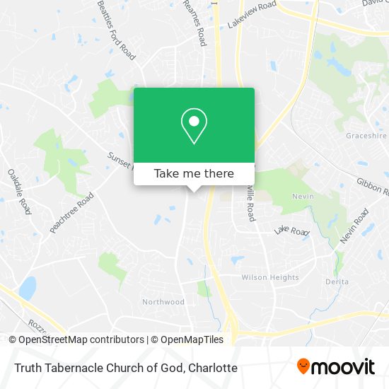 Mapa de Truth Tabernacle Church of God