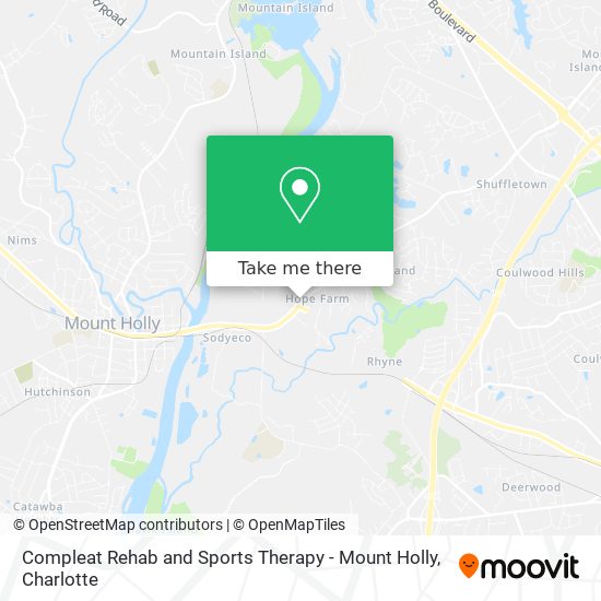 Mapa de Compleat Rehab and Sports Therapy - Mount Holly