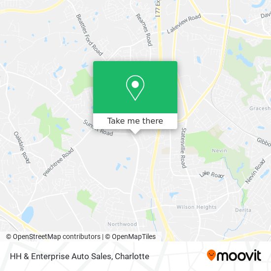 HH & Enterprise Auto Sales map